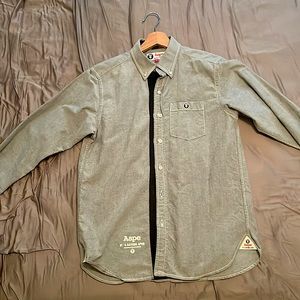 AAPE by A BATHING APE Long Sleeve Button Down Shirt